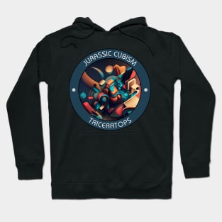 Jurassic Cubism - Triceratops Hoodie